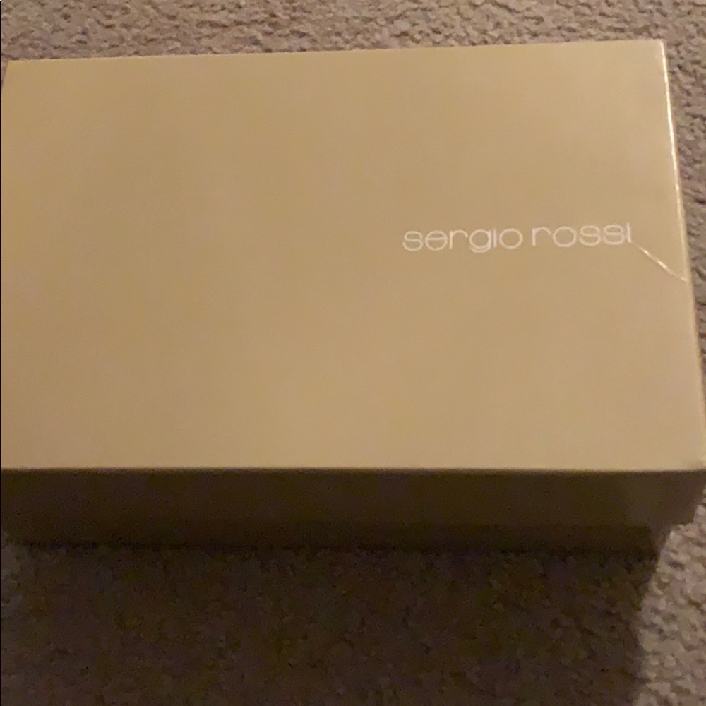 Sergio Rossi Pelle Nappa Silk Bronze/Pitone Shoe